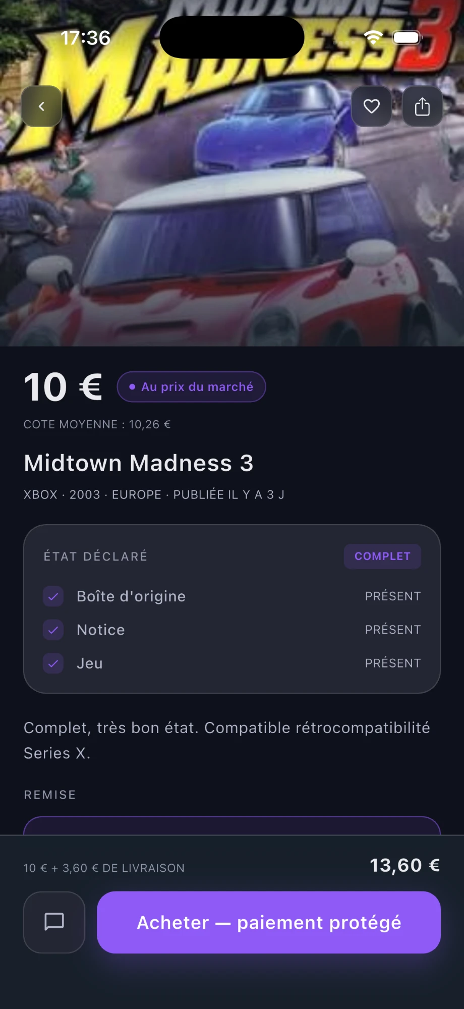 Annonce Midtown Madness 3 sur le Market Qwargs